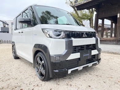 delicaminiオーバーフェンダーモール